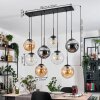 Gastor Pendellampa, kullampa, Pendelbelysning Amber, Klart, Rökfärger, 8-ljuskällor