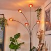 Nikkala Golvlampa Krom, Svart, 5-ljuskällor