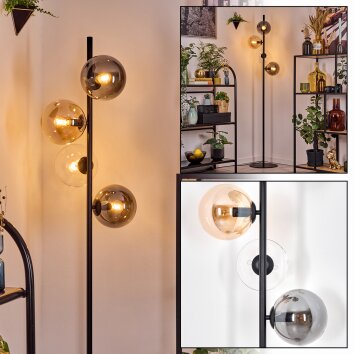 Gastor Golvlampa 34 cm Amber, Klart, Rökfärger, 4-ljuskällor