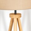 Soungou Golvlampa Naturfärger, Svart, 1-ljuskällor