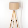 Soungou Golvlampa Naturfärger, Svart, 1-ljuskällor