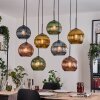 Koyoto Pendellampa, kullampa, Pendelbelysning Naturfärger, Svart, 8-ljuskällor