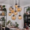 Gastor Pendellampa, kullampa, Pendelbelysning Amber, 8-ljuskällor
