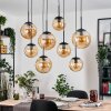 Gastor Pendellampa, kullampa, Pendelbelysning Amber, 8-ljuskällor