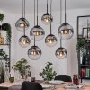Gastor Pendellampa, kullampa, Pendelbelysning Klart, Rökfärger, 8-ljuskällor