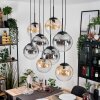 Gastor Pendellampa, kullampa, Pendelbelysning Amber, Klart, Rökfärger, 8-ljuskällor