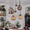 Gastor Pendellampa, kullampa, Pendelbelysning Amber, Klart, Rökfärger, 8-ljuskällor