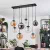 Gastor Pendellampa, kullampa, Pendelbelysning Amber, Klart, Rökfärger, 8-ljuskällor