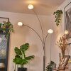 Nikkala Golvlampa Krom, Vit, 3-ljuskällor