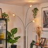 Nikkala Golvlampa Krom, Vit, 3-ljuskällor