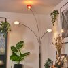 Nikkala Golvlampa Krom, Vit, 3-ljuskällor