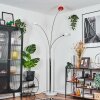 Nikkala Golvlampa Krom, Vit, 3-ljuskällor