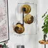 Ripoll kullampa, Vägglampa Guld, 3-ljuskällor