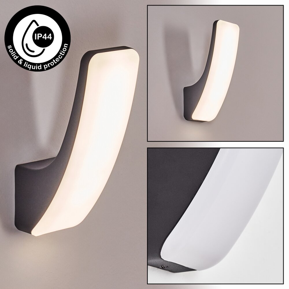 Gilan vägglampa utomhus, Vägglampa LED Svart, 1-ljuskällor main product photo