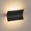 Grana vägglampa utomhus, Vägglampa LED Svart, 2-ljuskällor