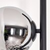 Koyoto Golvlampa 31 cm Krom, Rökfärger, 6-ljuskällor