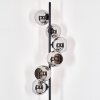 Koyoto Golvlampa 31 cm Krom, Rökfärger, 6-ljuskällor