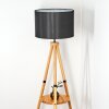 Soungou Golvlampa Naturfärger, Svart, 1-ljuskällor