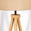 Soungou Golvlampa Naturfärger, Svart, 1-ljuskällor