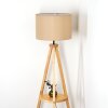 Soungou Golvlampa Naturfärger, Svart, 1-ljuskällor