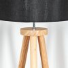 Soungou Golvlampa Krom, Naturfärger, 1-ljuskällor