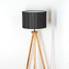 Soungou Golvlampa Naturfärger, Svart, 1-ljuskällor