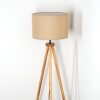 Soungou Golvlampa Naturfärger, Svart, 1-ljuskällor
