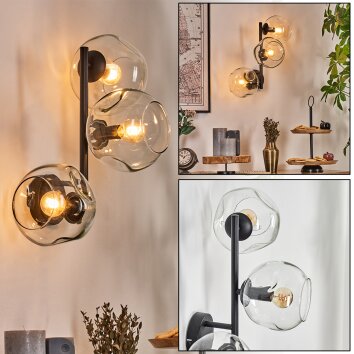 Ripoll kullampa, Vägglampa Klart, 3-ljuskällor