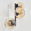 Koyoto kullampa, Vägglampa Amber, Klart, 3-ljuskällor