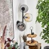 Koyoto kullampa, Vägglampa Amber, Klart, Rökfärger, 3-ljuskällor