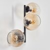 Koyoto kullampa, Vägglampa Amber, Klart, 3-ljuskällor