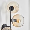 Koyoto kullampa, Vägglampa Amber, Klart, 3-ljuskällor