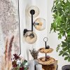 Koyoto kullampa, Vägglampa Amber, Klart, 3-ljuskällor