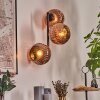 Ripoll kullampa, Vägglampa Kopparfärg, 3-ljuskällor