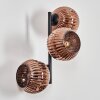 Ripoll kullampa, Vägglampa Kopparfärg, 3-ljuskällor