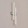 Glara vägglampa utomhus, Vägglampa LED Silver, 2-ljuskällor