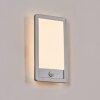 Harel vägglampa utomhus, Panel, Vägglampa LED Silver, 1-ljuskällor, Rörelsedetektor