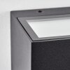 Lanor vägglampa utomhus, Up & Down Lampa, Vägglampa LED Svart, 1-ljuskällor