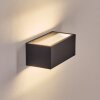 Lanor vägglampa utomhus, Up & Down Lampa, Vägglampa LED Svart, 1-ljuskällor