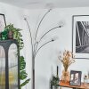 Nikkala Golvlampa Krom, Vit, 5-ljuskällor