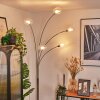 Nikkala Golvlampa Krom, Vit, 5-ljuskällor