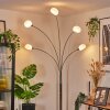 Nikkala Golvlampa Krom, Vit, 5-ljuskällor