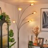Nikkala Golvlampa Krom, Vit, 5-ljuskällor