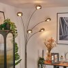Nikkala Golvlampa Krom, Vit, 5-ljuskällor