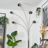 Nikkala Golvlampa Krom, Vit, 5-ljuskällor