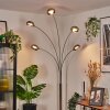 Nikkala Golvlampa Krom, Vit, 5-ljuskällor