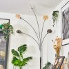 Nikkala Golvlampa Krom, Vit, 5-ljuskällor