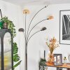 Nikkala Golvlampa Krom, Vit, 5-ljuskällor