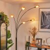 Nikkala Golvlampa Krom, Svart, 5-ljuskällor