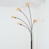 Nikkala Golvlampa Krom, Svart, 5-ljuskällor